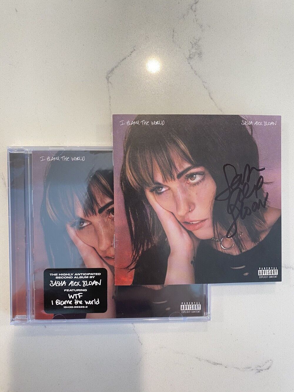 Sasha Alex Sloan signed CD Autographed Sleeve